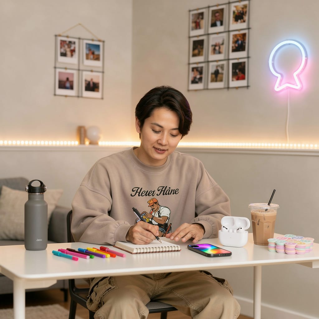 A person sits in bright natural light, focused on reading or journaling with their phone placed aside, symbolizing the psychological payoff of reclaiming attention.